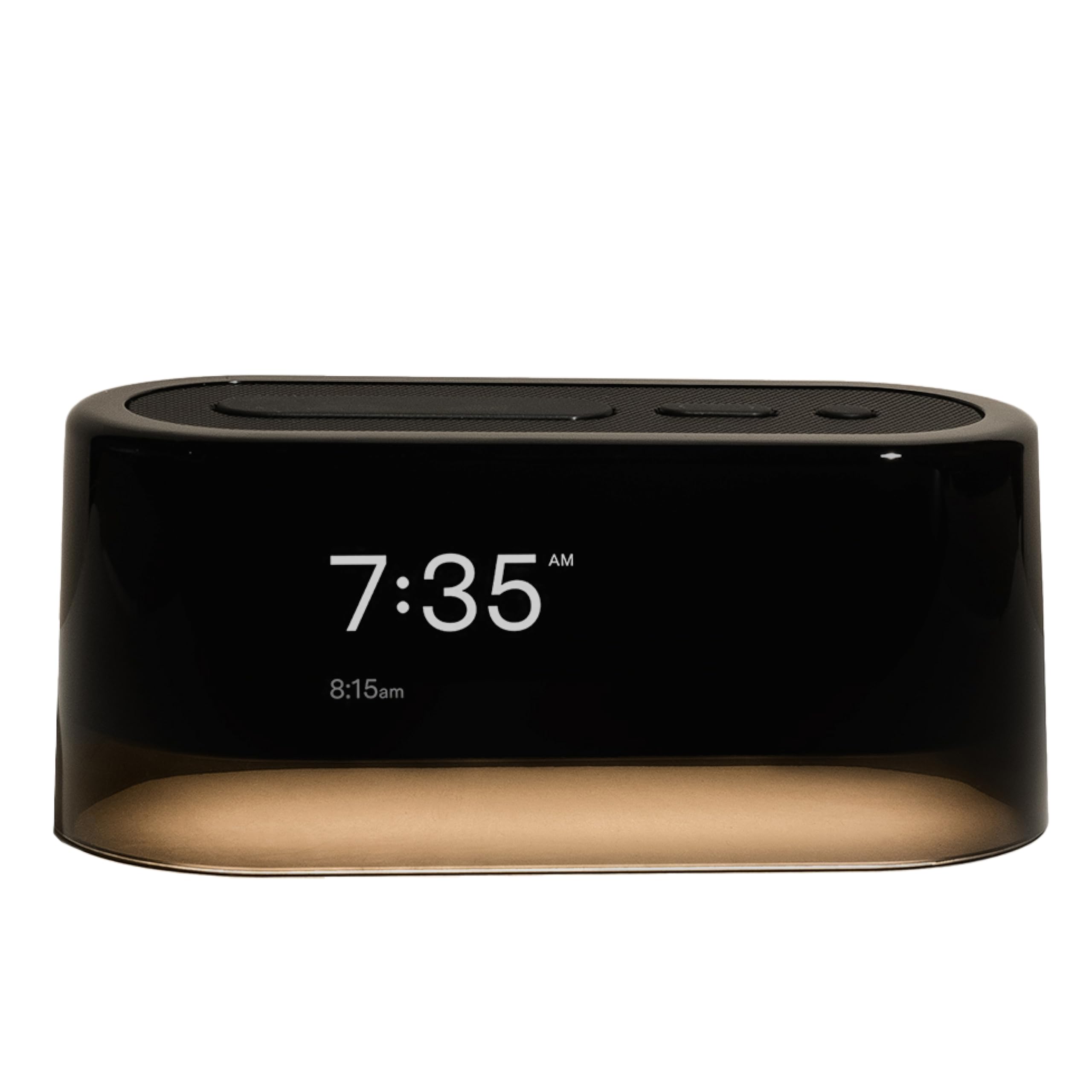 Loftie Alarm Clock with Sound Machine – Smart Alarm Clock with Night Light, White Noise, Bluetooth Speaker, 100+ Sounds Included Free, No Subscription Required, Blackout Mode- Black